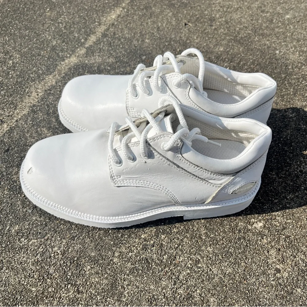White Womens Dickies Work Shoes/Boots Size 8.5W good condition - Picture 1 of 8